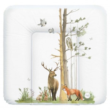 Пеленальный матрас мягкий Ceba Baby Soft changing mat medium (75x72 cm) W-144-000-724 basic woodland