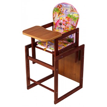 Стільчик - трансформер Наталка Зайчик-22 темний рожевий (вовк на островах)