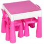Стіл та 2 стільчика Tega Mamut 899P dark pink / white