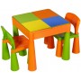 Стіл та 2 стільчика Tega Mamut 899G orange-green