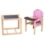 Стільчик-трансформер Наталка Зайчик - 11 eko рожевий (hello kitty)
