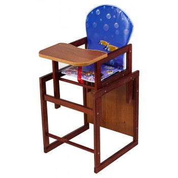 Стульчик- трансформер Наталка Зайчик-22 темный  синий (аквариум)