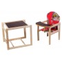 Стільчик-трансформер Наталка Зайчик - 11 eko червоний (мишки, будиночки)