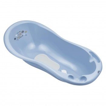 Ванна 100 см с пробкой и антискользящим ковриком Maltex Zebra Bathtub 100 cm with plug and anti-slip mat 6753_35 blue (голубой)